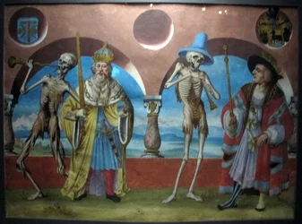 Kopie der verlorenen Totentanz von M. Manuel des Dominikanerfriedhofs von Bern (1512-20)